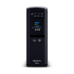 UPS CYBER POWER Line Int. cu sin. pura, cu management, Tower, LCD, 1600VA/1000W, AVR, 6x Schuko, baterie 2x 12V/9Ah, incarcare pana la 8h, USB, incarcare USB-A/USB-C, 2x RJ45, RS232, slot SNMP, APFC, GreenPower, "CP1600EPFCLCD" (timbru verde 11 lei)