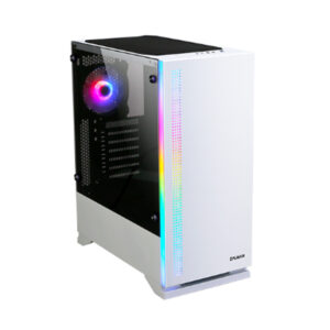 CARCASA Zalman "S5", middle tower, gaming, fara sursa, suporta 8xfan, 2xfan inclus, PSU shroud, USB 3.1 gen1 x 1, USB 2.0 x 2, audio+mic, 7 sloturi expansiune, alb, "S5 WHITE" (timbru verde 0.16lei)