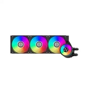 COOLER PCCooler "DA360 ARGB", skt. Intel si AMD, racire cu lichid, 3 x 120mm, 400 - 1800 RPM, iluminare RGB adresabil, afisaj LCD, negru "DA360 ARGB BK" (timbru verde 2.00 lei)