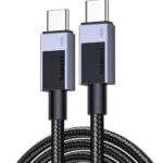 CABLU alimentare si date Ugreen, "L512", Fast Charging Data Cable pt. smartphone, USB Type-C la USB Type-C 100W, 2m, gri "45064" (timbru verde 0.08 lei) - 6941876240647