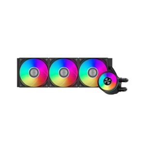 COOLER PCCooler "DA360 Pro ARGB", skt. Intel si AMD, racire cu lichid, 3 x 120mm, 500 - 2200 RPM, iluminare RGB adresabil, afisaj digital, negru "DA360 Pro ARGB BK" (timbru verde 2.00 lei)