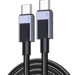 CABLU alimentare si date Ugreen, "L512", Fast Charging Data Cable pt. smartphone, USB Type-C la USB Type-C 100W, 1m, negru "45063" (timbru verde 0.08 lei) - 6941876240630