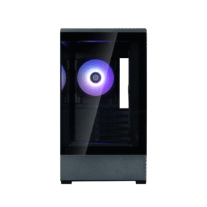 CARCASA Zalman "P30 v2", mini tower, gaming, fara sursa, suporta 9xfan, 3xfan inclus, PSU shroud, USB Type-C x 1, USB 3.1 gen1 x 1, audio+mic, 5 sloturi expansiune, negru, "P30 Black V2" (timbru verde 0.24lei)