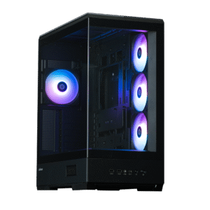 CARCASA Zalman "P50 DS", middle tower, gaming, fara sursa, suporta 10xfan, 4xfan inclus, PSU shroud, USB 3.1 gen1 x 2, audio+mic, 7 sloturi expansiune, negru, "P50 DS Black" (timbru verde 0.32lei)