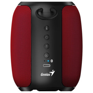 BOXA GENIUS PORTABILA, RMS: 5W, Bluetooth, red, #SP-915BT", "31730052403" (timbru verde 0.8 lei)