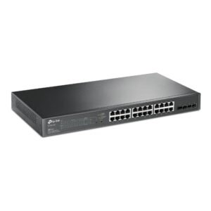 Switch TP-Link " TL-SG2428P " 24 Porturi Gigabit Smart POE+ 250W, 4 x SFP,  "SG2428P" (timbru verde 2 lei)