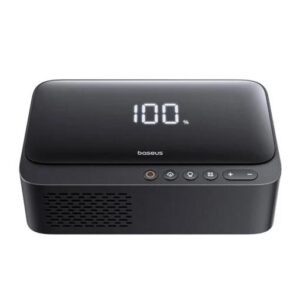 STARTER auto Baseus Super Energy 4 in 1, pornire baterie auto 600A, power bank 6000mAh, lanterna, 150 psi putere umblare cauciuc, 1 x USB Type-C, 1 X USB, negru "C00245902111-00" (timbru verde 0.8 lei) - 6932172654351