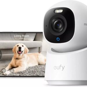 Camera supraveghere video indoor eufy E30 4K UHD, 360, AI, Night Vision Color, Alb "T8417321" (timbru verde 0.8 lei) - 0194644296896