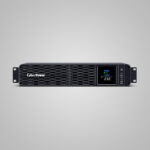 UPS CYBER POWER Line Int. cu sin. pura, cu management, Rack 2U, LCD, 1200VA/720W, AVR, 8x IEC, baterie 2x 12V/7Ah, incarcare pana la 8h, USB, 2x RJ45, RS232, slot SNMP, APFC, LCD color, hot-swapp, GreenPower, "CP1200EIPFCRM2U" (timbru verde 11 lei)