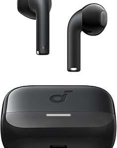 Casti TWS Anker "Soundcore K20i", semi-in-ear, utilizare multimedia, Bluetooth 5.3, driver 13mm, durata baterie pana la 36 ore, IPX5, ENC, negru, "A3994G11" (timbru verde 0.08 lei) - 0194644037635