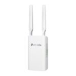 ROUTER TP-Link 4G+, AX3000, 3 × Porturi WAN/LAN Gigabit (2 × PoE Out, 1 × PoE In), 1× Slot cartela Nano SIM, Wi-Fi 6 pentru exterior/interior cu suport PoE "ER703WP-4G-Outdoor" (timbru verde 2 lei)