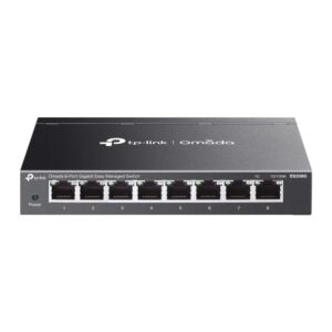 SWITCH TP-Link Easy Managed, 8-Porturi Gigabit RJ-45, metalic "ES208G" (timbru verde 2 lei)