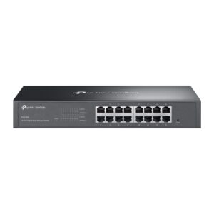 SWITCH TP-Link Easy Managed, 16-Port Gigabit RJ-45, metalic "ES216G" (timbru verde 2 lei)