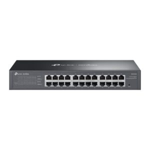 SWITCH TP-Link Easy Managed, 24-Port Gigabit RJ-45, metalic "ES224G" (timbru verde 2 lei)