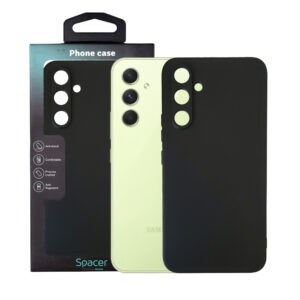 Husa Samsung Galaxy A54 5G Spacer, negru, grosime 1.5mm, material flexibil TPU "SPPC-SM-GX-A54-TPU"