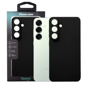 Husa Samsung Galaxy S25 Plus Spacer, negru, grosime 1.5mm, material flexibil TPU "SPPC-SM-GX-S25PL-TPU"