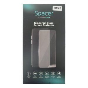 FOLIE STICLA  Spacer pentru Samsung Galaxy M15 grosime 0.3mm, acoperire totala ecran, strat special anti-ulei si anti-amprenta, Tempered Glass, sticla 9D, duritate 9H "SPPG-SM-GX-M15-TPU"