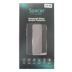 FOLIE STICLA  Spacer pentru Samsung Galaxy M55 grosime 0.3mm, acoperire totala ecran, strat special anti-ulei si anti-amprenta, Tempered Glass, sticla 9D, duritate 9H "SPPG-SM-GX-M55-TPU"