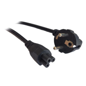 CABLU alimentare Spacer notebook 3m, intrare Shucko, iesire C5, 10A, negru, "SPPW-SCHK-C5-10A-3.0" (timbru verde 0.18 lei)