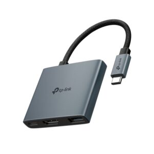 DOCKING STATION TP-Link, USB 3.0 x 1, USB Type-C PD x 1, HDMI x 1 , conectare prin USB Type-C,lungime cablu 18 cm, gri, "UH3020C" (timbru verde 0.8 lei)