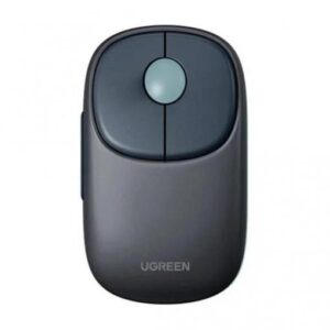 MOUSE Ugreen, "MU102" PC sau NB, bluetooth/wireless 2.4GHz, optic, acumulator 500mAh integrat, incarcate USB Type-C, 5/1 butoane/scroll, 4000 dpi, albastru "90538" (timbru verde 0.18 lei) - 6957303895380