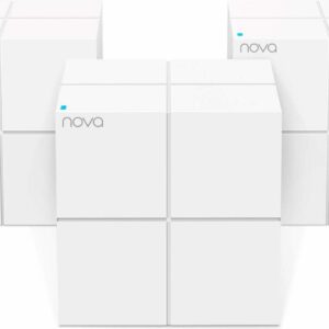 MESH TENDA Sistem wireless, AC1200. 1 x 10/100/1000Mbps WAN, 1 x 10/100/1000Mbps LAN on primary, dual-band AC1200Mbps (867+300), NOVA "MW6 3pack" (timbru verde 2 lei)