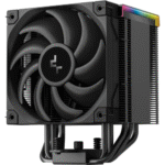 COOLER DeepCool "AK500 DIGITAL PRO" skt. Intel si AMD, racire cu aer, vent. 120mm, 500 - 1750 rpm, 5 heatpipes, inaltime 162mm, afisaj digital,"R-AK500-BKAPMN-G"  (timbru verde 0.8 lei)