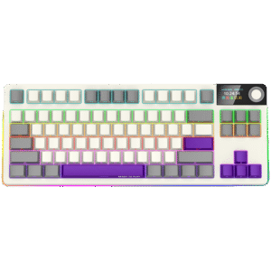 LORGAR KBP70TKLW, Wireless TKL Mechanical Gaming Keyboard Pro, Beige, EN layout "LRG-KBP70TKLW-RT-US" (timbru verde 0.8 lei)