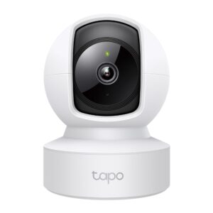 CAMERA IP TP-LINK, wireless + 1 × 100 Mbps RJ45 Port, cube, pt. interior, dist. IR 9 m, tip lentila fixa 4 mm, 2K 3MP (2304 x 1296 px), microfon, carcasa plastic, slot SD card, "Tapo C212" (timbru verde 0.8 lei)