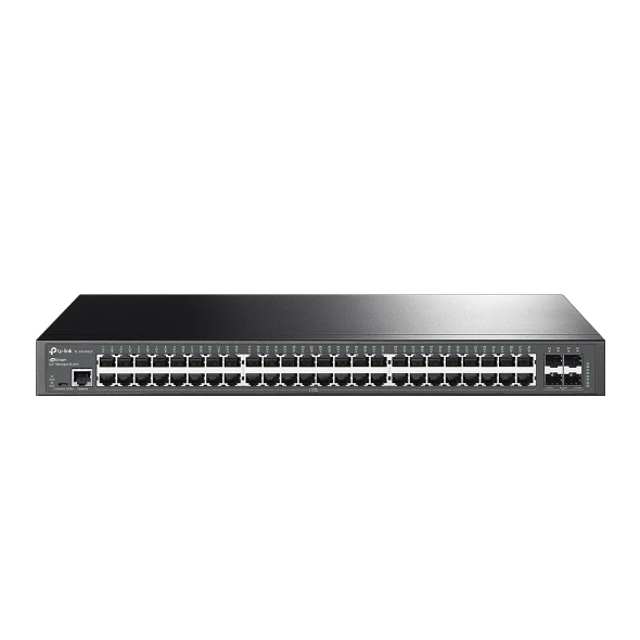 SWITCH TP-LINK L2 Managed 48× Porturi Gigabit L2+ si 4× Sloturi 10GE SFP+, carcasa metalica, rackabil "SG3452X" (timbru verde 2 lei) - imagine 2