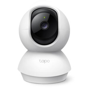 CAMERA IP TP-LINK, wireless, cube, pt. interior, dist. IR 9 m, tip lentila fixa 4 mm, 2 Mpx, microfon, carcasa plastic, slot SD card, "Tapo C200C" (timbru verde 0.8 lei)