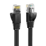 PATCH CORD UTP Ugreen Cat6, "NW102" fire din cupru, round cable, viteza maxima 1 Gbps, 1.5m, negru "60545" (timbru verde 0.08 lei) - 6957303865451