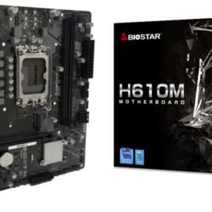Placa de baza Micro ATX LGA 1700 DDR4 Gigabit Ethernet 228x216mm BIOSTAR H610MTE "H610MTE"