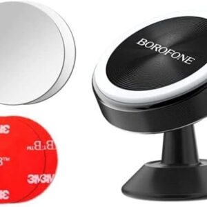 SUPORT AUTO Borofone "BH5" pt. SmartPhone, magnetic, fixare bord prin lipire, negru "6957531095255"