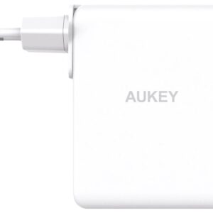 Alimentator retea Aukey, PA-B7O WH, 140W, fast charge, 2 x USB-C, 1 x USB-A, alb, "LLTSEUN1041557" (timbru verde 0.18 lei) - 689323785797