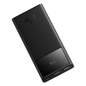 POWER BANK Baseus Star-Lord Digital, display, capacitate 10000mAh, 22.5W, 2 x USB; 1 x USB Type-C, total 5V/3A, negru, "PPXJ100001" (timbru verde 0.98 lei)