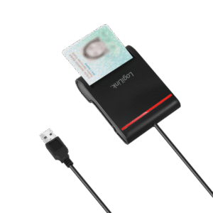 CITITOR DE CARDURI LOGILINK, pentru smart ID, USB 2.0, 0.9m, negru, "CR0047"