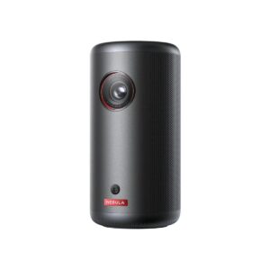 Proiector portabil Anker "Nebula Capsule 3" DLP 300 ANSI lumeni, auto-focus, Wi-Fi si BTH, difuzor 8W, smart TV, compatibilitate ecran max 120", 16GB memorie interna, negru "D2425212" (timbru verde 0,18 lei) - 0194644176075