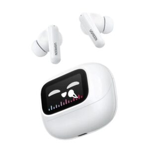 CASTI Ugreen, "CM123" HiTune T6 Magic TWS, 30 ore baterie, incarcare USB Type-C, Over Ear, bluetooth 5.4, alb "55137", (timbru verde 0.18 lei)