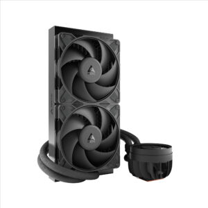 COOLER Arctic "Liquid Freezer III Pro 280", skt. LGA1851, LGA 1700, AM4, AM5, racire cu lichid, 2 x 140mm P14 Pro, 800 - 2800 RPM, , negru "ACFRE00179A" (timbru verde 2.00 lei)