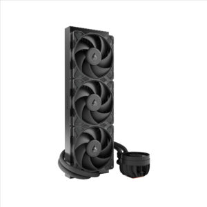 COOLER Arctic "Liquid Freezer III Pro 420", skt. LGA1851, LGA 1700, AM4, AM5, racire cu lichid, 3 x 140mm P14 Pro, 800 - 2800 RPM, , negru "ACFRE00181A" (timbru verde 2.00 lei)