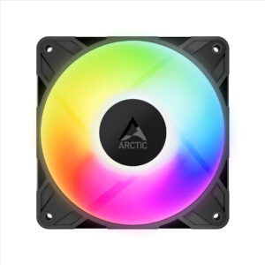 Ventilator Arctic "P12 Pro A-RGB", 120mm, 600 - 3000 RPM, FDB, 77 cfm, 4-Pin A-RGB Plug + 4-Pin Socket, negru, "ACFAN00309A" (timbru verde 0.18lei) - 4895265000119