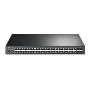 SWITCH TP-LINK L2 Managed 52-Port Gigabit L2+ Managed Switch with 48-Port PoE+, carcasa metalica, rackabil "SG3452P" (timbru verde 2 lei)