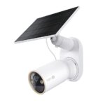 CAMERA IP TP-LINK + PANOU SOLAR, wireless, bullet, pt.exterior, dist. IR 9 m, tip lentila fixa 4 mm, 4K 8MP (3840 × 2160 px), acumulator inclus, microfon, carcasa plastic, slot SD card, "Tapo C460 KIT" (timbru verde 0.8 lei)