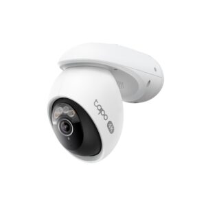 CAMERA IP TP-LINK, wireless + 1 x RJ-45, turret, pt.exterior, dist. IR 9 m, tip lentila fixa 4 mm, 4K 8MP (3840 × 2160 px), microfon, carcasa plastic, slot SD card, "Tapo C560WS" (timbru verde 0.8 lei)