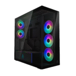 CARCASA Arctic "Xtender Mirror BK VG", mid tower, max 8xfan, 3xP14 ProR ARGB si 2xP12Pro ARGB instalate, PSU shroud 24 LED ARGB, USB-C x 1, USB 3.2 x 2, audio+mic, 7 sloturi expans, negru, "ACPCC00019A" (timbru verde 0.4lei)