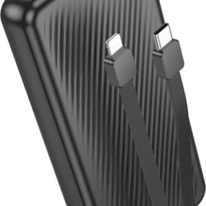 POWER BANK Borofone "BJ57", 10000mAh, 22.5W, 2 x USB; 1 x USB Type-C, 1 x Micro USB, total 2A, negru "6941991111846" (timbru verde 0.98 lei)