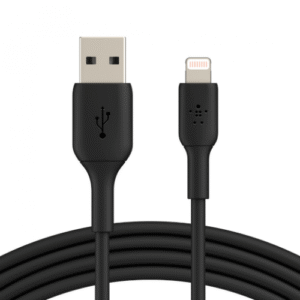 Cablu alimentare si date Aukey, USB Type-C (T) la USB Lighting, 1.2m, 480 Mbps, 87W, braided, negru, "LLTSN1049127" (timbru verde 0.08 lei) -689323787227