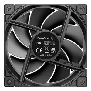 Ventilator DeepCool "FD12", 120mm, 400-2050 RPM, FDB, 64.2 cfm, 4pin PWM, negru, "R-FD12-BKNPN1-G" (timbru verde 0.18lei) - 6933412710912