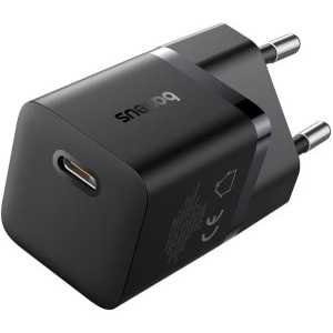 INCARCATOR retea Baseus GaN5 mini, Quick Charge 25W, 1 x USB Type-C, negru "P10110909113-00" (timbru verde 0.18 lei) - 6932172658175